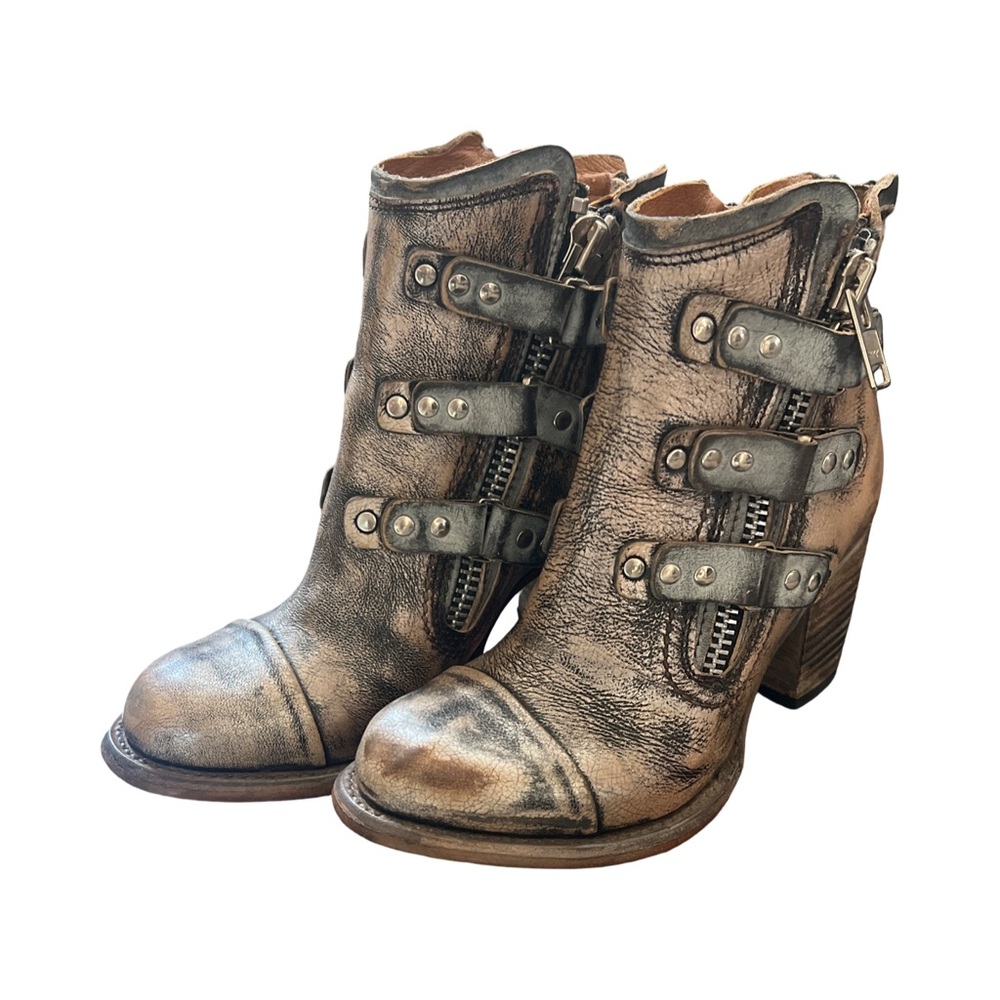 Freebird Beckett boots- Pewter